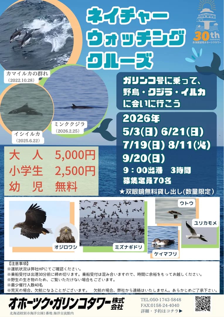 ネイチャーウォッチングクルーズ