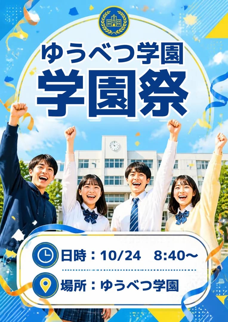 ゆうべつ学園学園祭